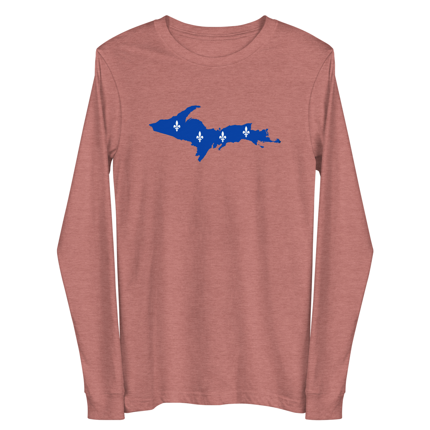 Michigan Upper Peninsula T-Shirt (w/ UP Quebec Flag Outline) | Unisex Long Sleeve