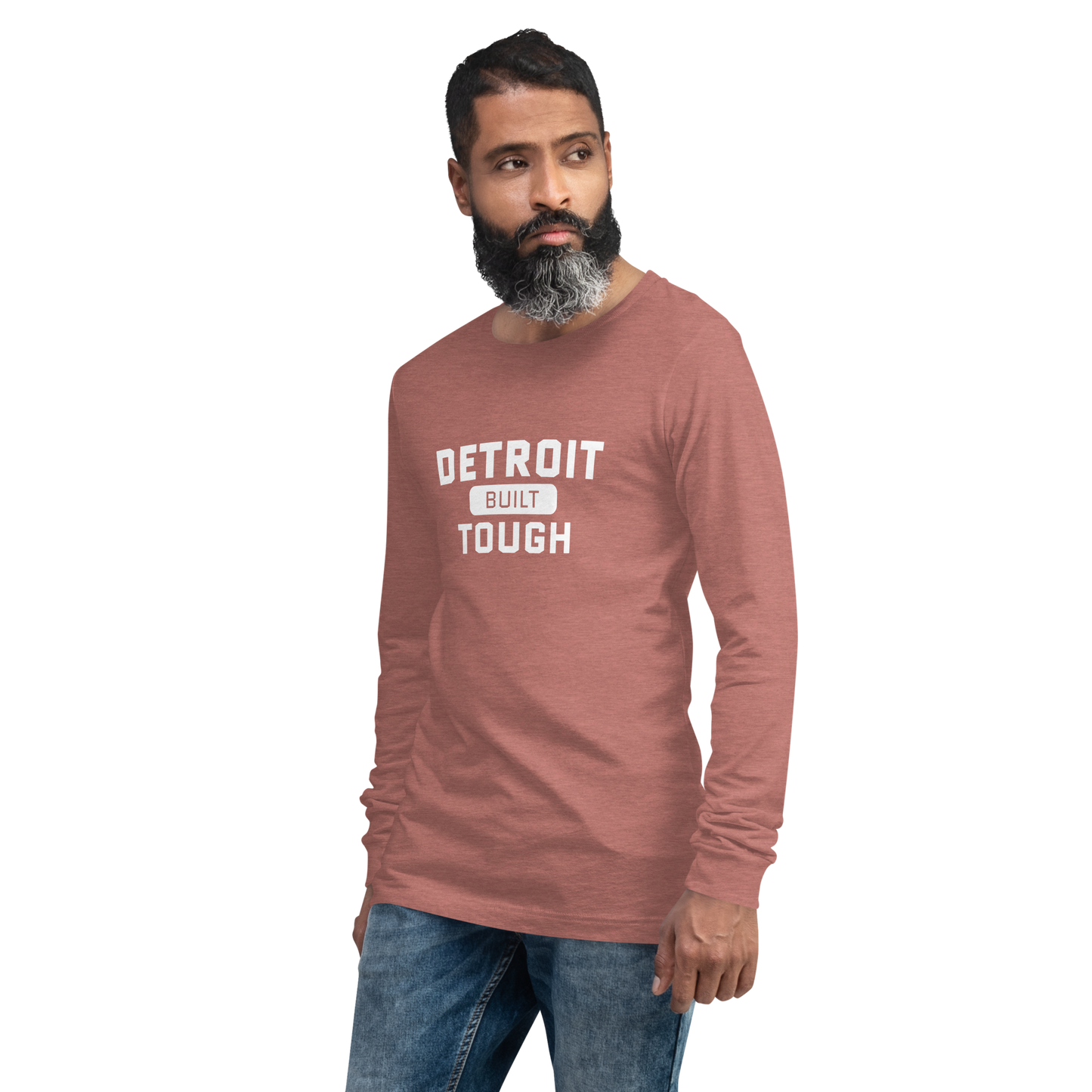 'Built Detroit Tough' Long Sleeve T-Shirt | Unisex