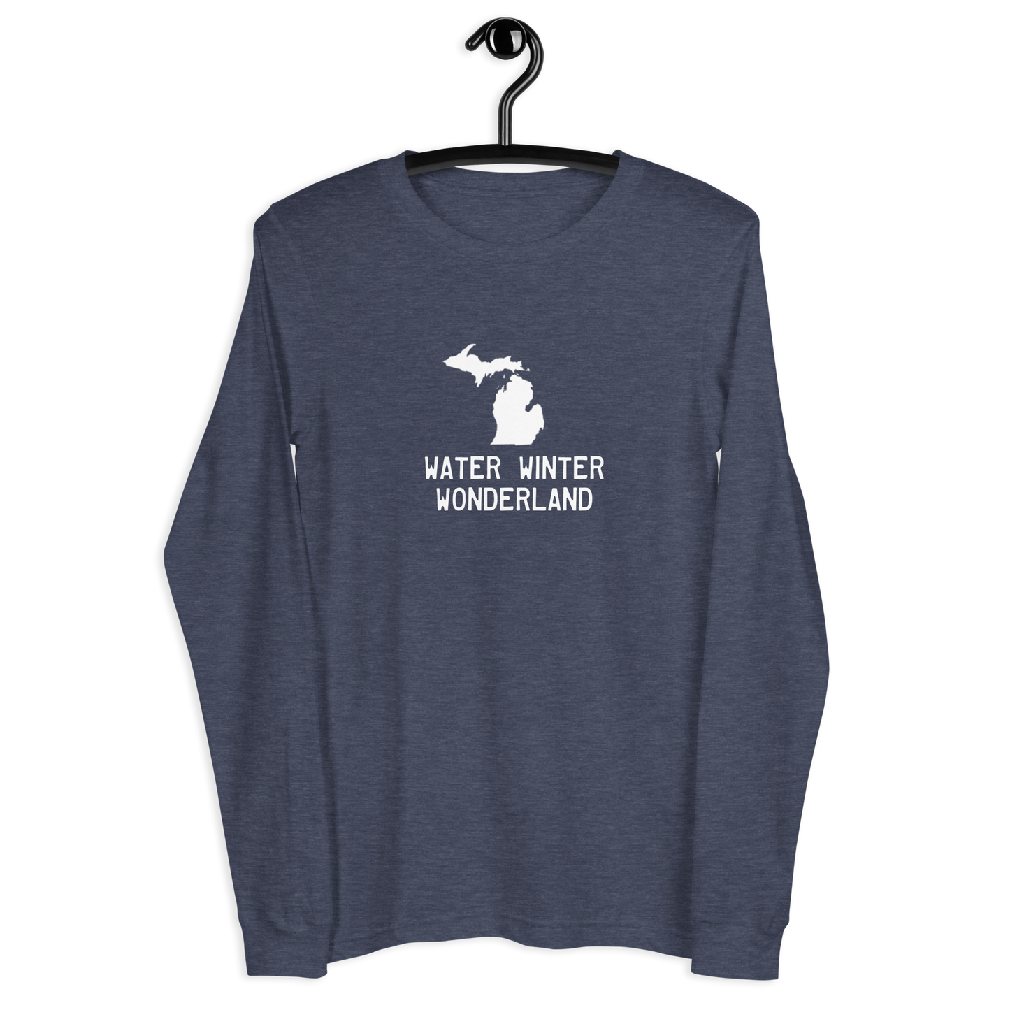 Michigan 'Water Winter Wonderland' Long Sleeve T-Shirt | Unisex