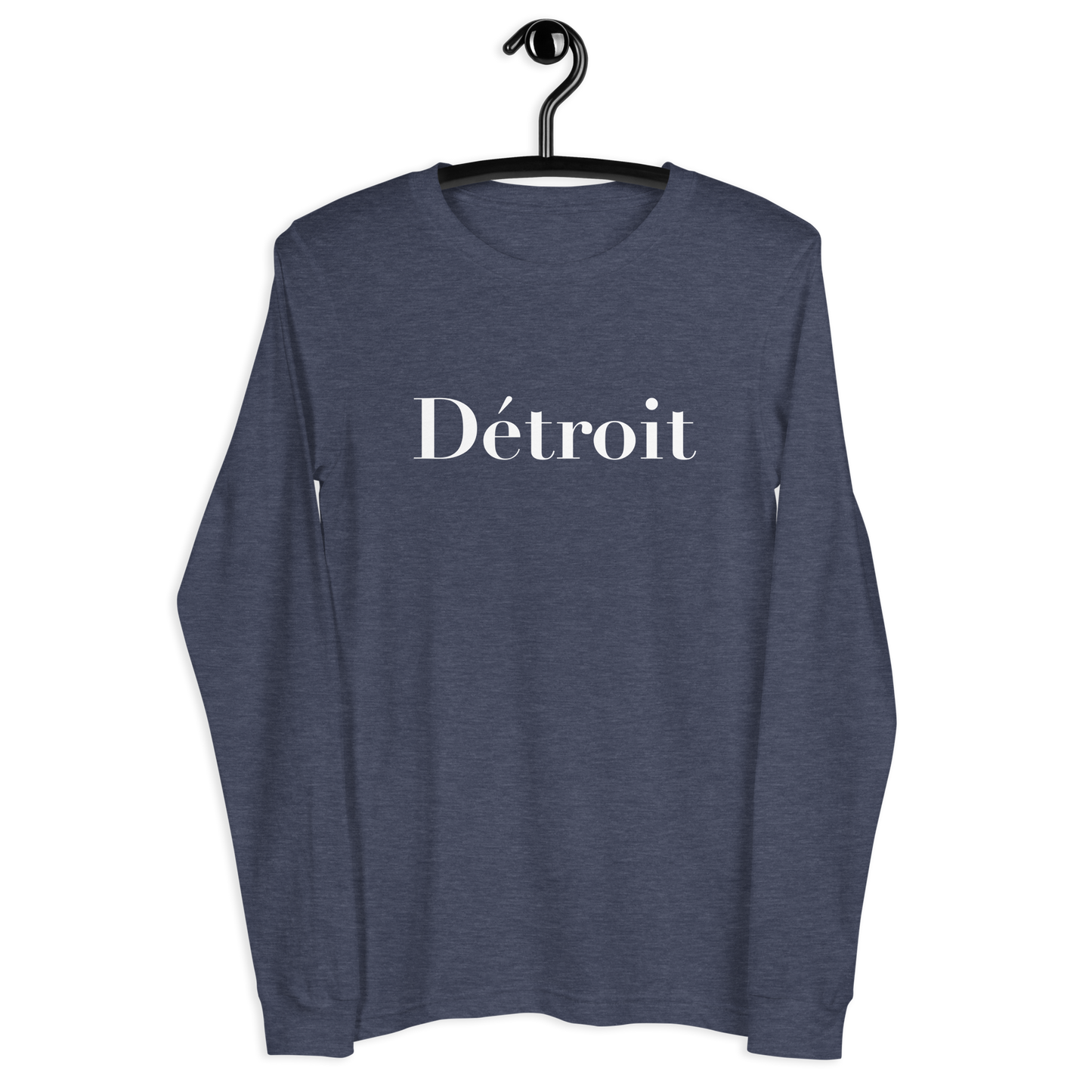 'Détroit' T-Shirt (Didot Font) | Unisex Long Sleeve