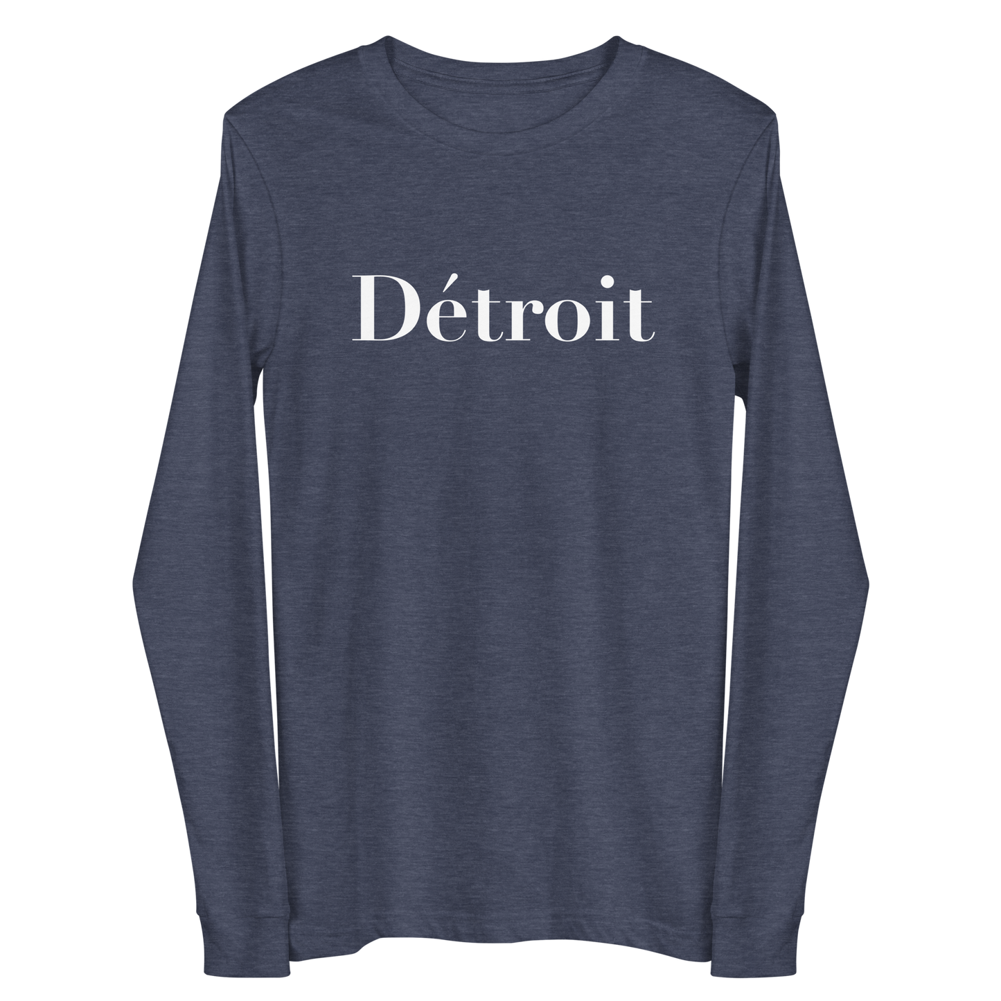 'Détroit' T-Shirt (Didot Font) | Unisex Long Sleeve