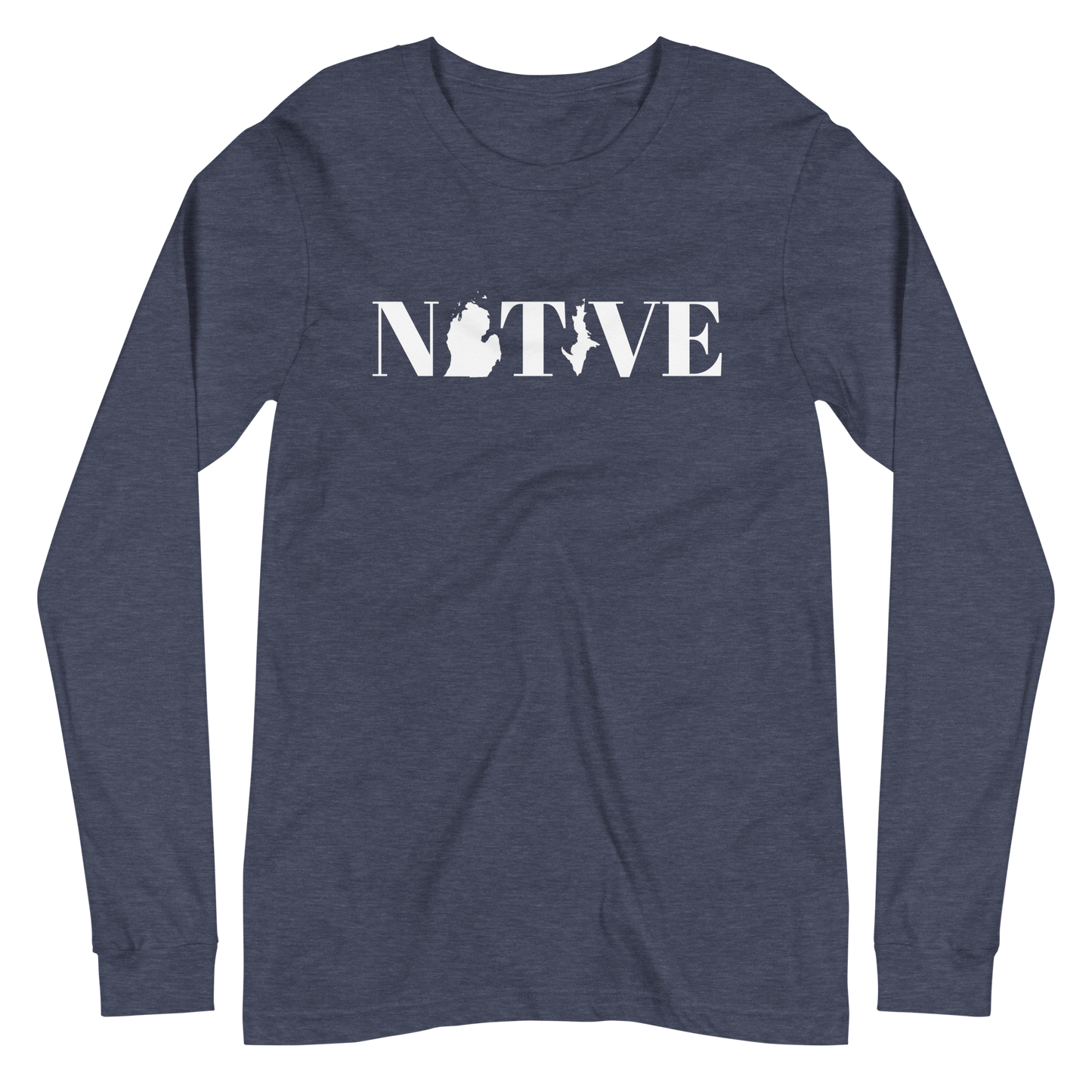 Michigan 'Native' T-Shirt (Didone Font) | Unisex Long Sleeve