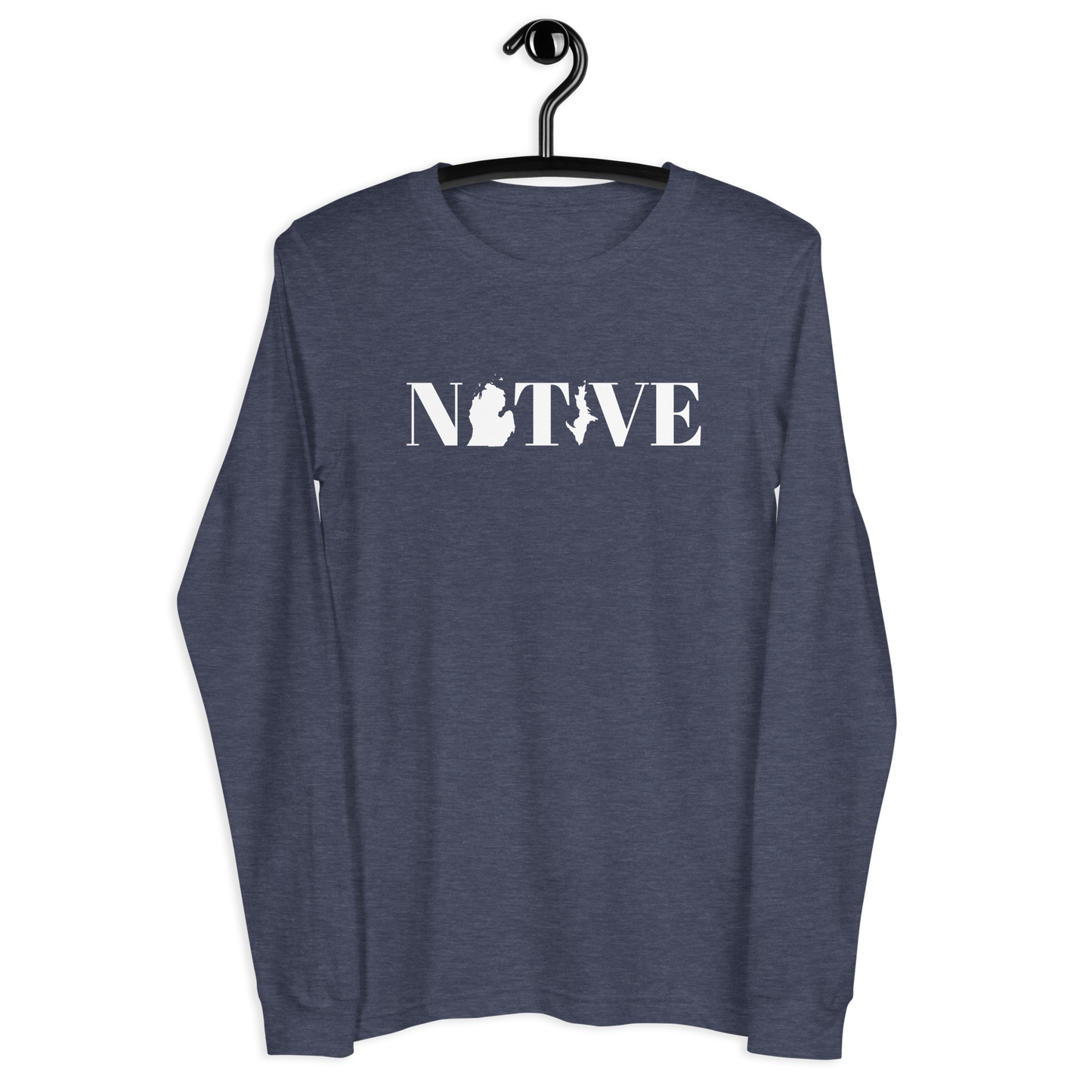 Michigan 'Native' T-Shirt (Didone Font) | Unisex Long Sleeve