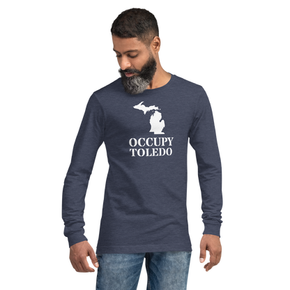 'Occupy Toledo' T-Shirt (w/ Corrected Michigan Outline) | Unisex Long Sleeve