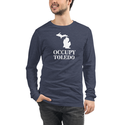 'Occupy Toledo' T-Shirt (w/ Corrected Michigan Outline) | Unisex Long Sleeve