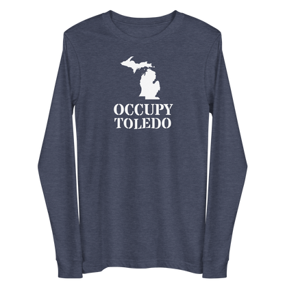 'Occupy Toledo' T-Shirt (w/ Corrected Michigan Outline) | Unisex Long Sleeve