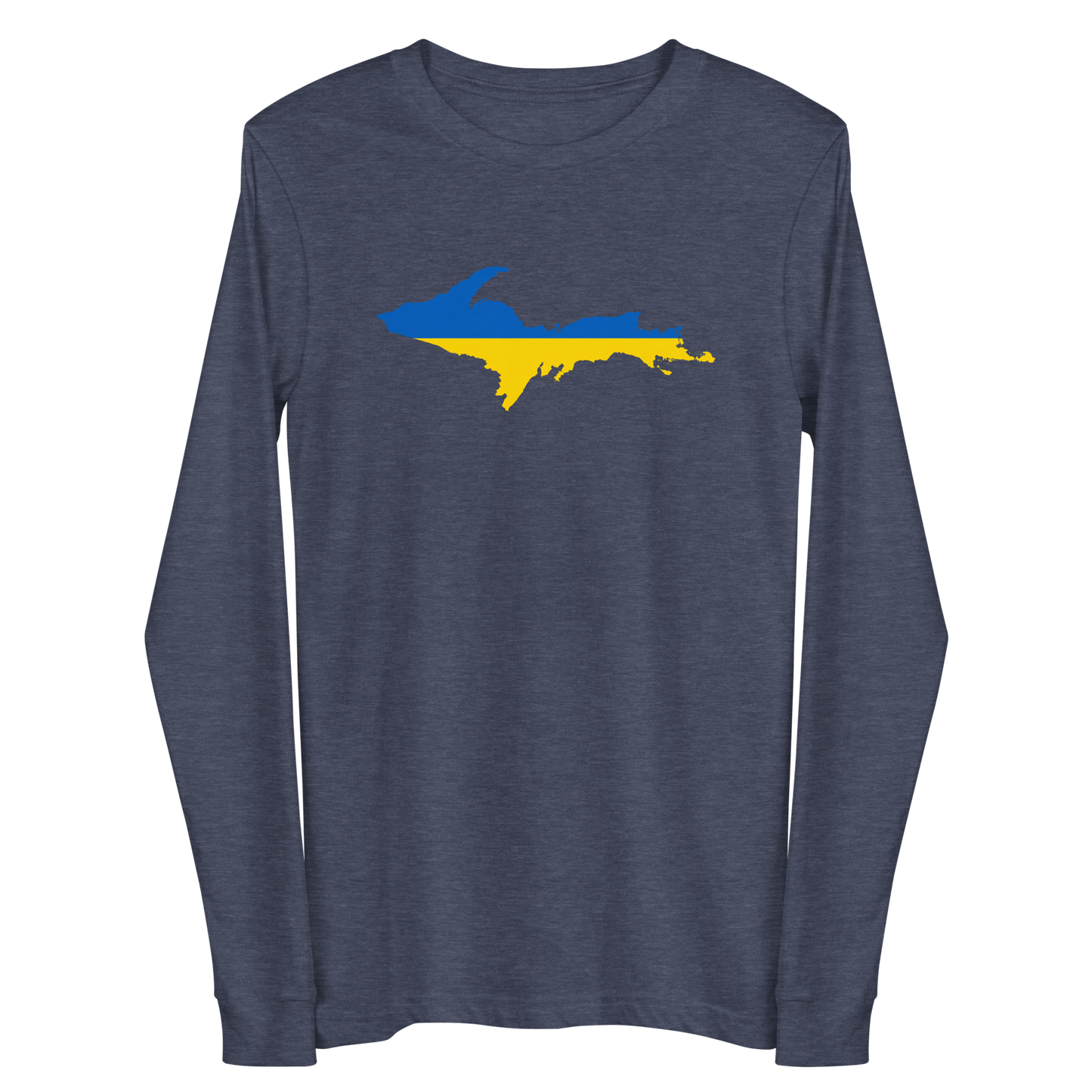 Michigan Upper Peninsula T-Shirt (w/ UP Ukraine Outline) | Unisex Long Sleeve