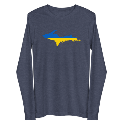 Michigan Upper Peninsula T-Shirt (w/ UP Ukraine Outline) | Unisex Long Sleeve