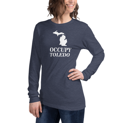 'Occupy Toledo' T-Shirt (w/ Corrected Michigan Outline) | Unisex Long Sleeve