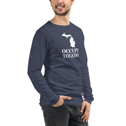 'Occupy Toledo' T-Shirt (w/ Corrected Michigan Outline) | Unisex Long Sleeve