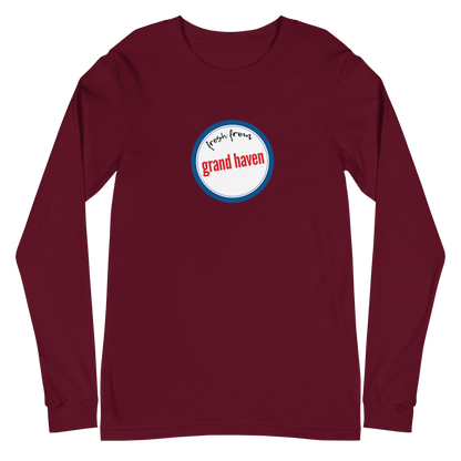 'Fresh From Grand Haven' Long Sleeve T-Shirt (Hypermarket Parody) | Unisex