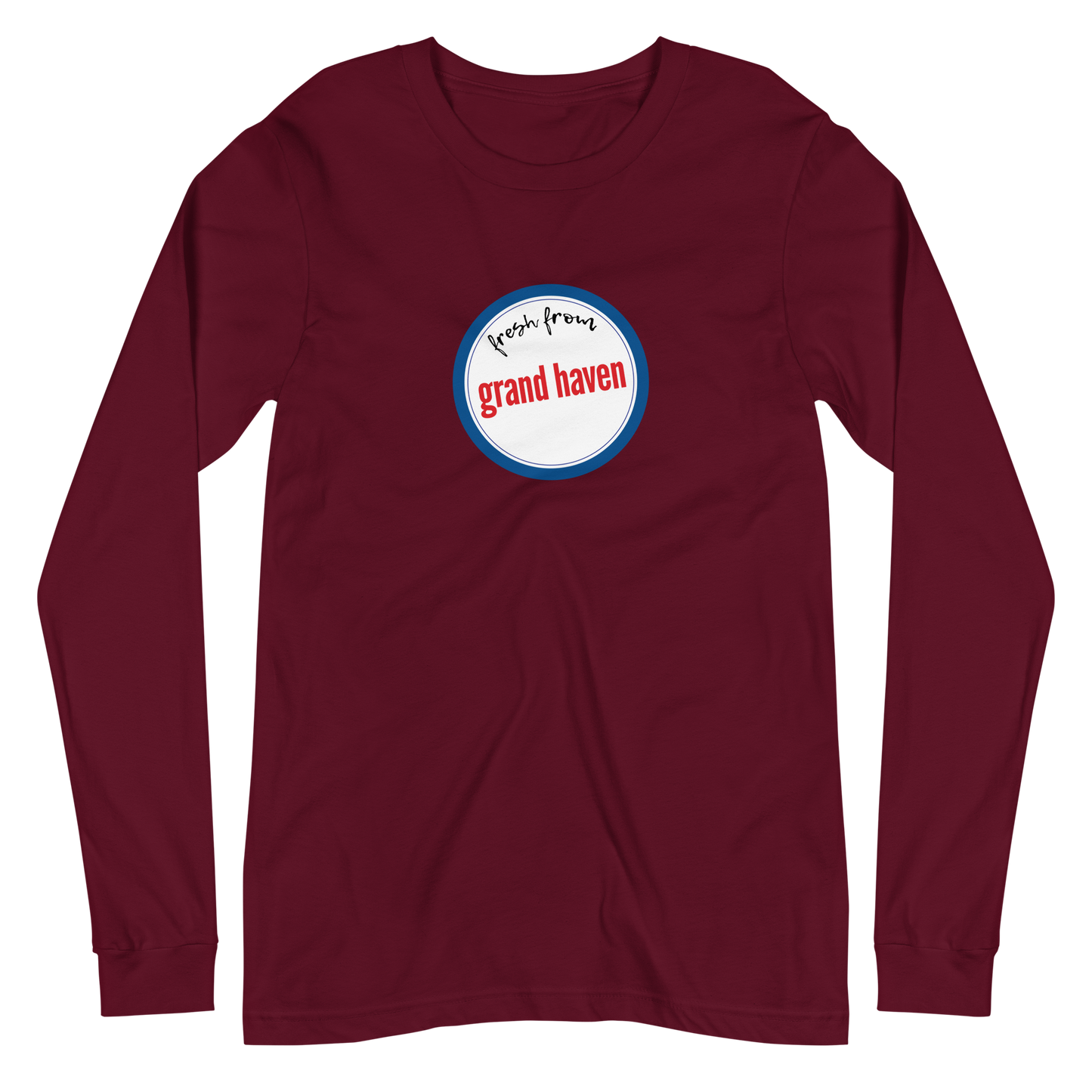 'Fresh From Grand Haven' Long Sleeve T-Shirt (Hypermarket Parody) | Unisex