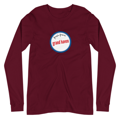 'Fresh From Grand Haven' Long Sleeve T-Shirt (Hypermarket Parody) | Unisex