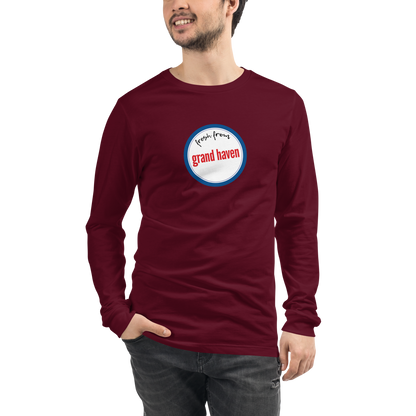 'Fresh From Grand Haven' Long Sleeve T-Shirt (Hypermarket Parody) | Unisex