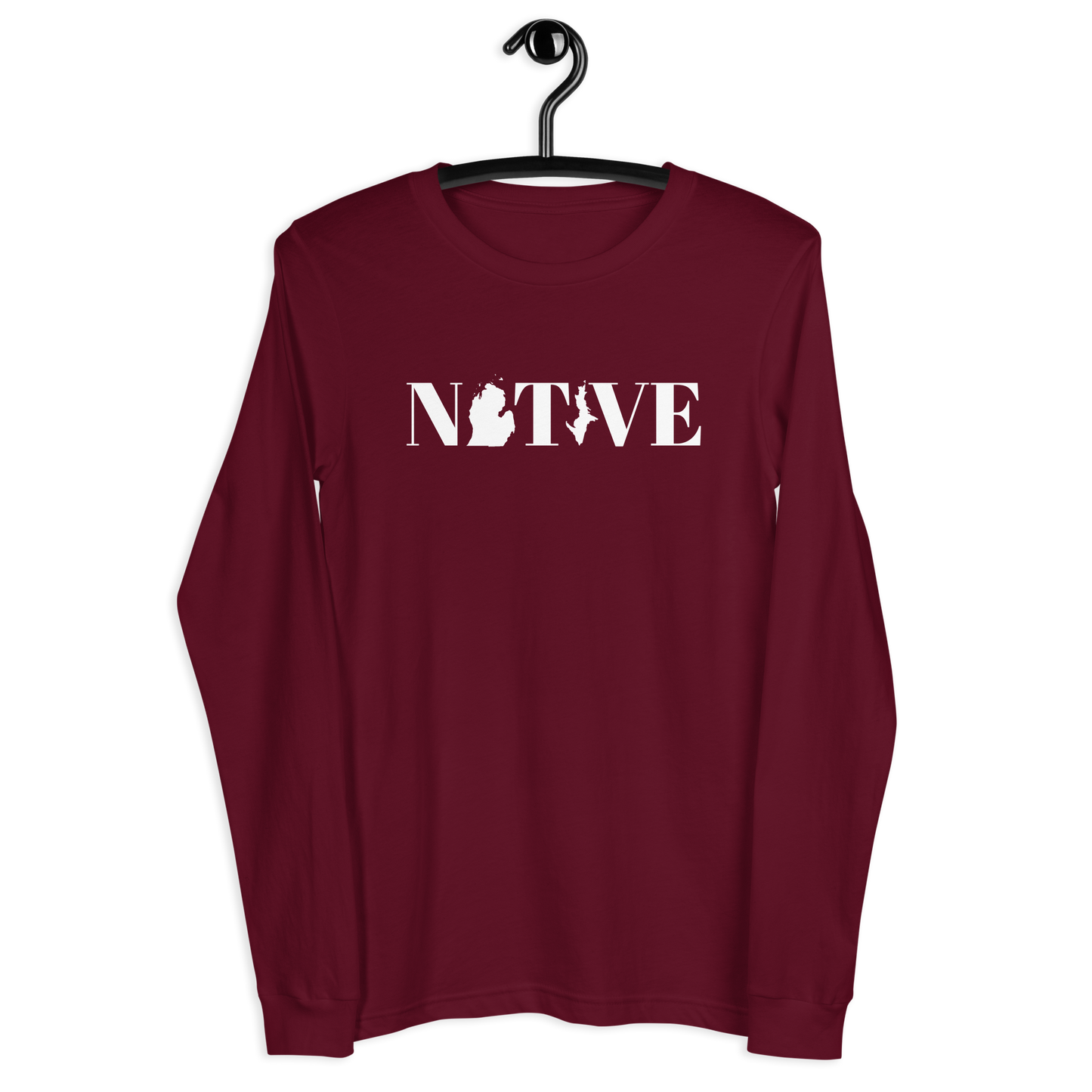 Michigan 'Native' T-Shirt (Didone Font) | Unisex Long Sleeve