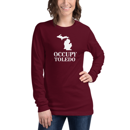 'Occupy Toledo' T-Shirt (w/ Corrected Michigan Outline) | Unisex Long Sleeve