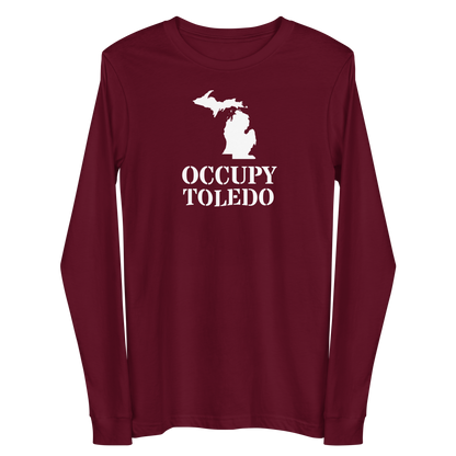 'Occupy Toledo' T-Shirt (w/ Corrected Michigan Outline) | Unisex Long Sleeve