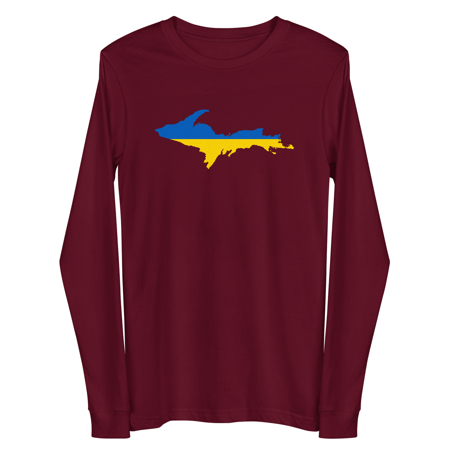 Michigan Upper Peninsula T-Shirt (w/ UP Ukraine Outline) | Unisex Long Sleeve