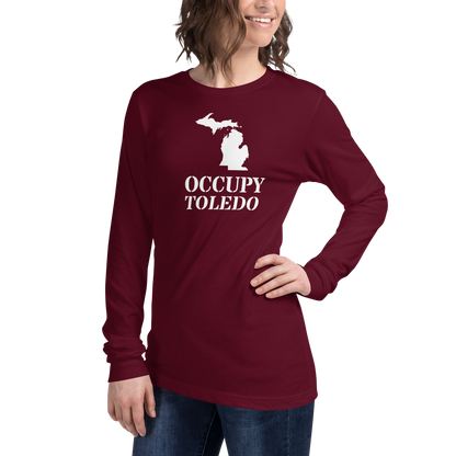 'Occupy Toledo' T-Shirt (w/ Corrected Michigan Outline) | Unisex Long Sleeve