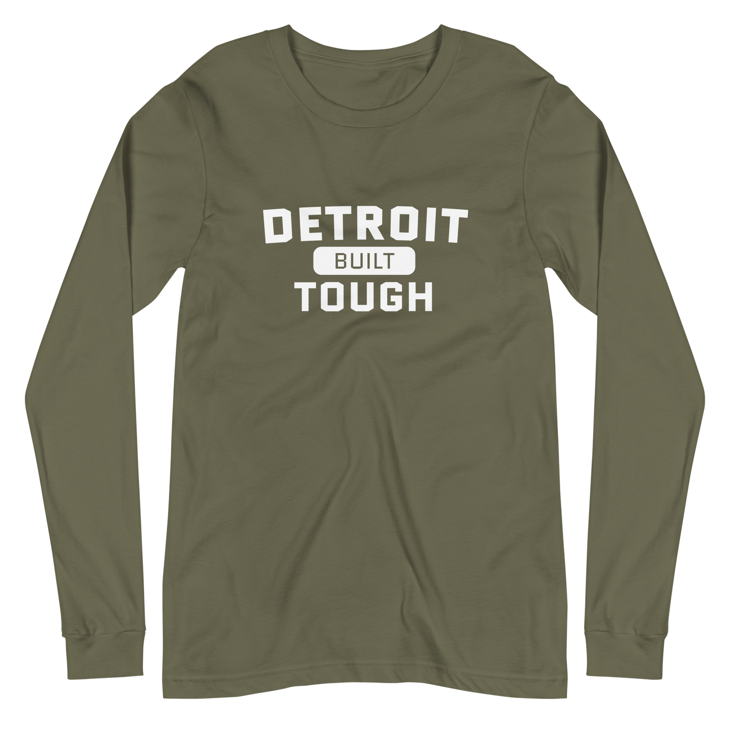 'Built Detroit Tough' Long Sleeve T-Shirt | Unisex