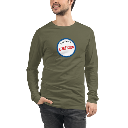 'Fresh From Grand Haven' Long Sleeve T-Shirt (Hypermarket Parody) | Unisex