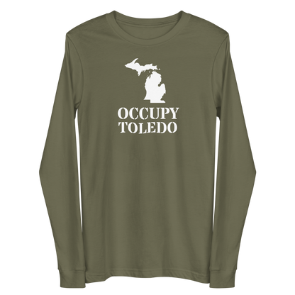 'Occupy Toledo' T-Shirt (w/ Corrected Michigan Outline) | Unisex Long Sleeve