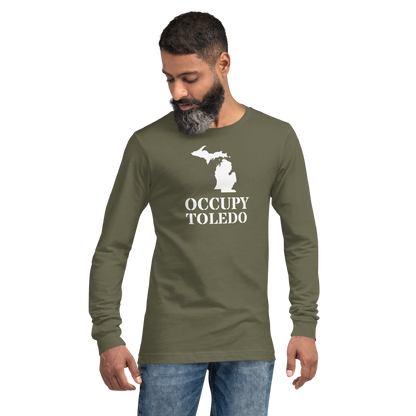 'Occupy Toledo' T-Shirt (w/ Corrected Michigan Outline) | Unisex Long Sleeve