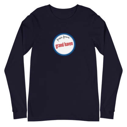 'Fresh From Grand Haven' Long Sleeve T-Shirt (Hypermarket Parody) | Unisex