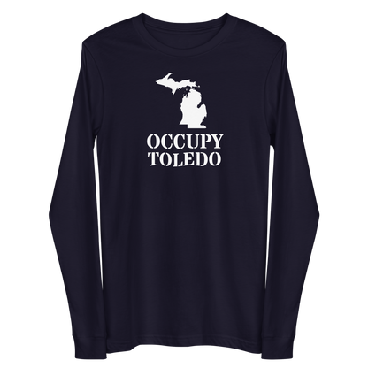 'Occupy Toledo' T-Shirt (w/ Corrected Michigan Outline) | Unisex Long Sleeve