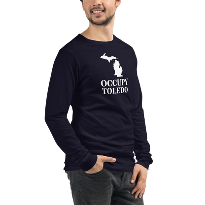 'Occupy Toledo' T-Shirt (w/ Corrected Michigan Outline) | Unisex Long Sleeve