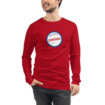 'Fresh From Grand Haven' Long Sleeve T-Shirt (Hypermarket Parody) | Unisex