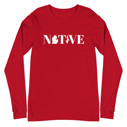 Michigan 'Native' T-Shirt (Didone Font) | Unisex Long Sleeve