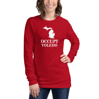 'Occupy Toledo' T-Shirt (w/ Corrected Michigan Outline) | Unisex Long Sleeve