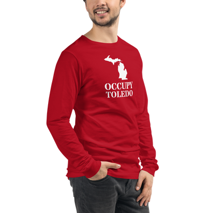 'Occupy Toledo' T-Shirt (w/ Corrected Michigan Outline) | Unisex Long Sleeve