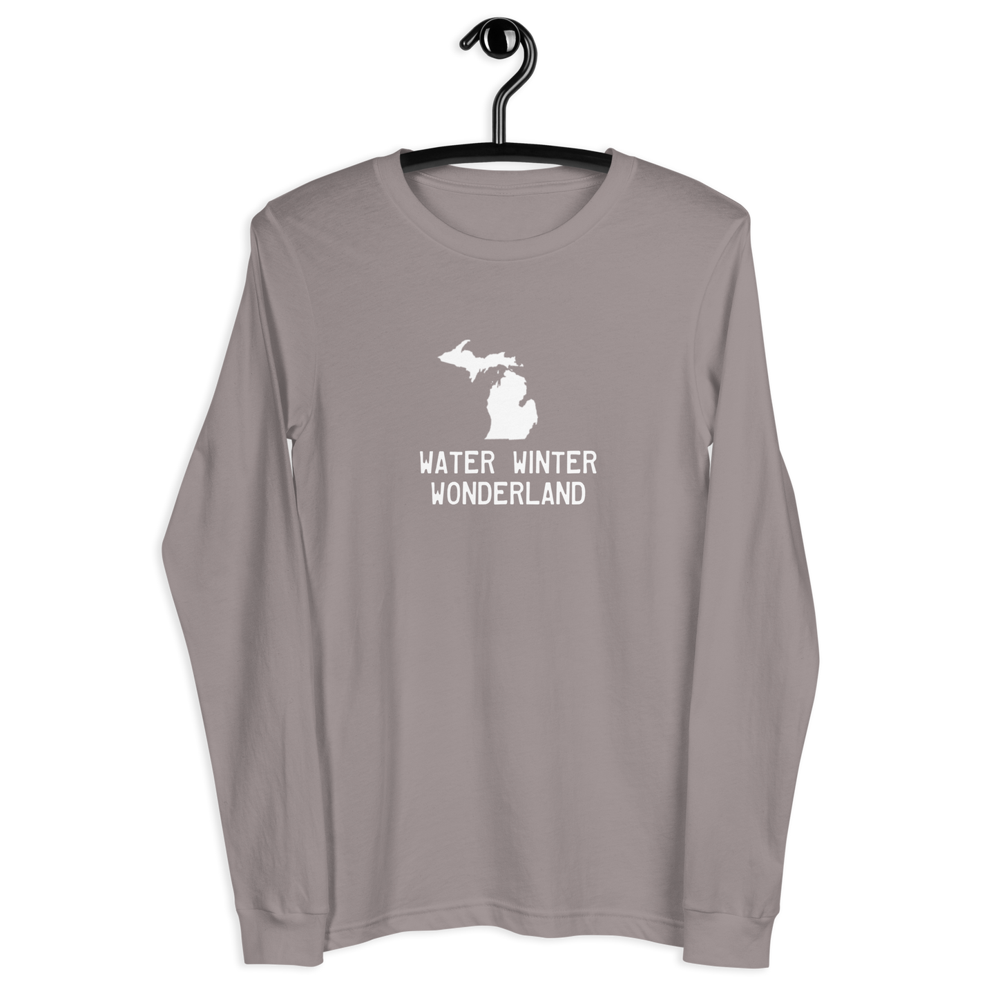 Michigan 'Water Winter Wonderland' Long Sleeve T-Shirt | Unisex