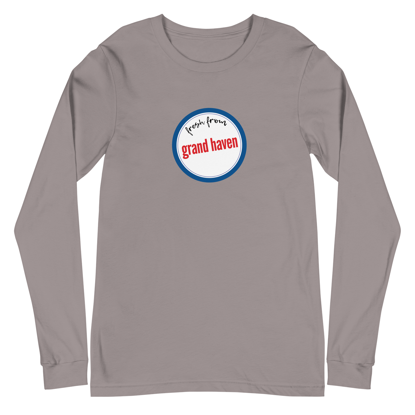 'Fresh From Grand Haven' Long Sleeve T-Shirt (Hypermarket Parody) | Unisex