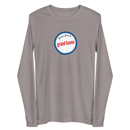 'Fresh From Grand Haven' Long Sleeve T-Shirt (Hypermarket Parody) | Unisex