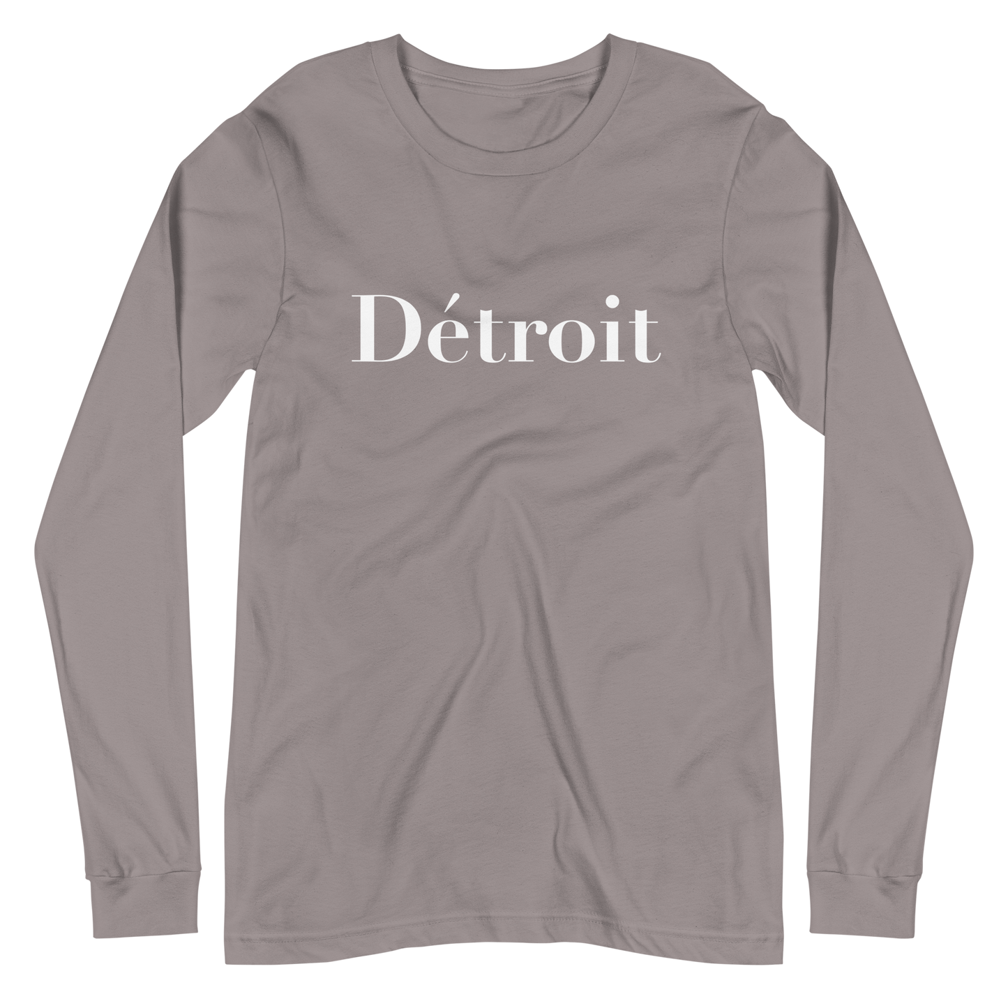 'Détroit' T-Shirt (Didot Font) | Unisex Long Sleeve