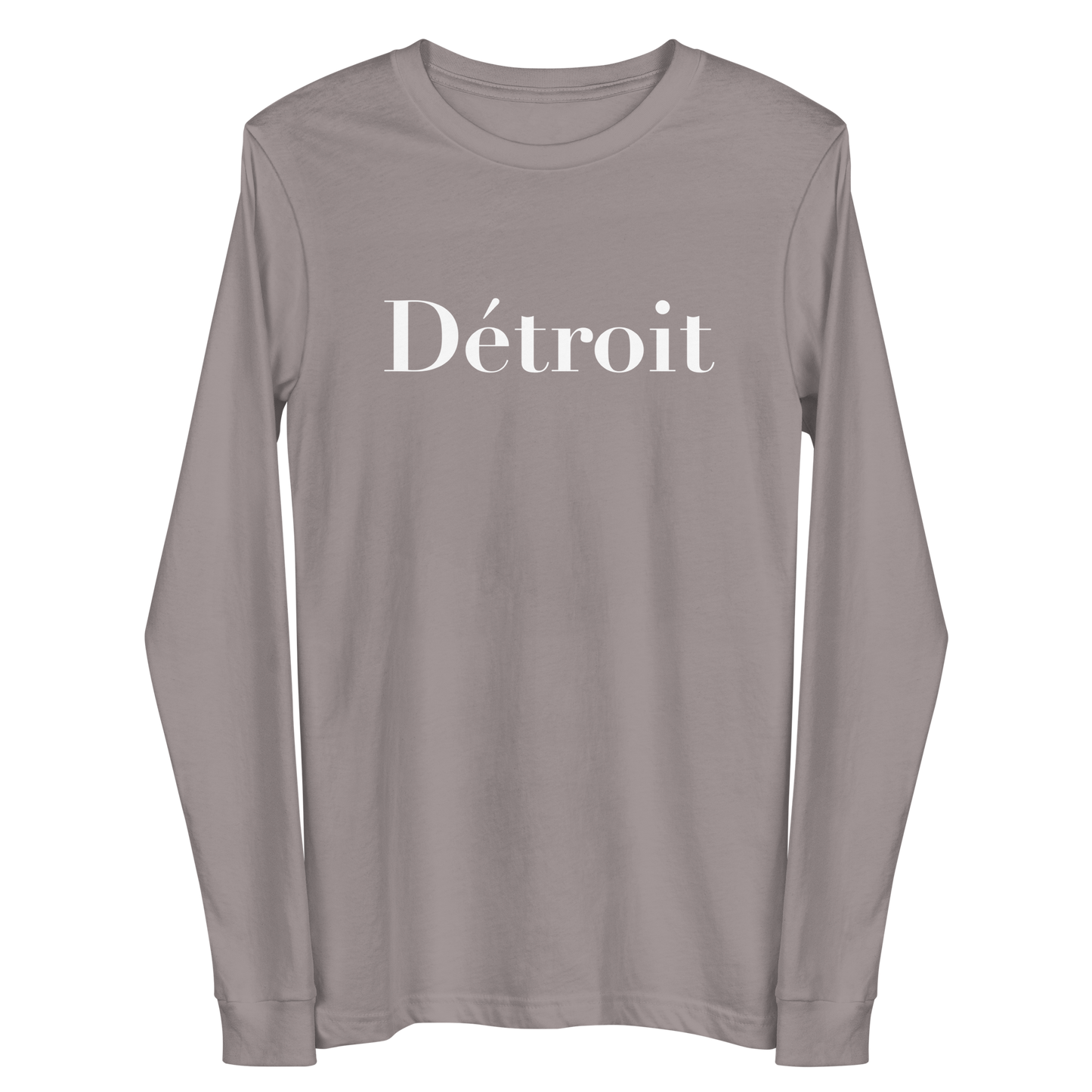 'Détroit' T-Shirt (Didot Font) | Unisex Long Sleeve