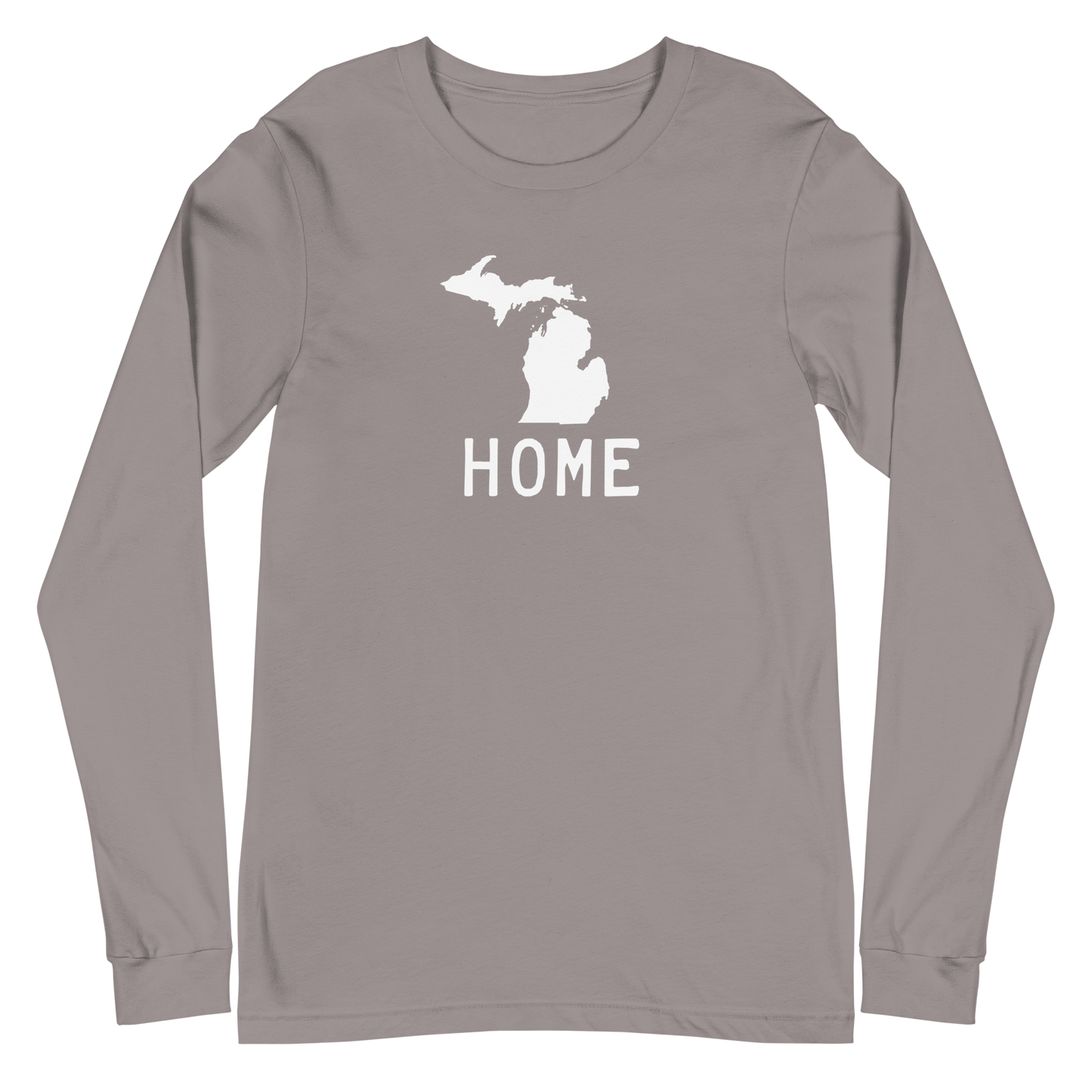 Michigan 'Home' T-Shirt (Licence Plate Font) | Unisex Long Sleeve