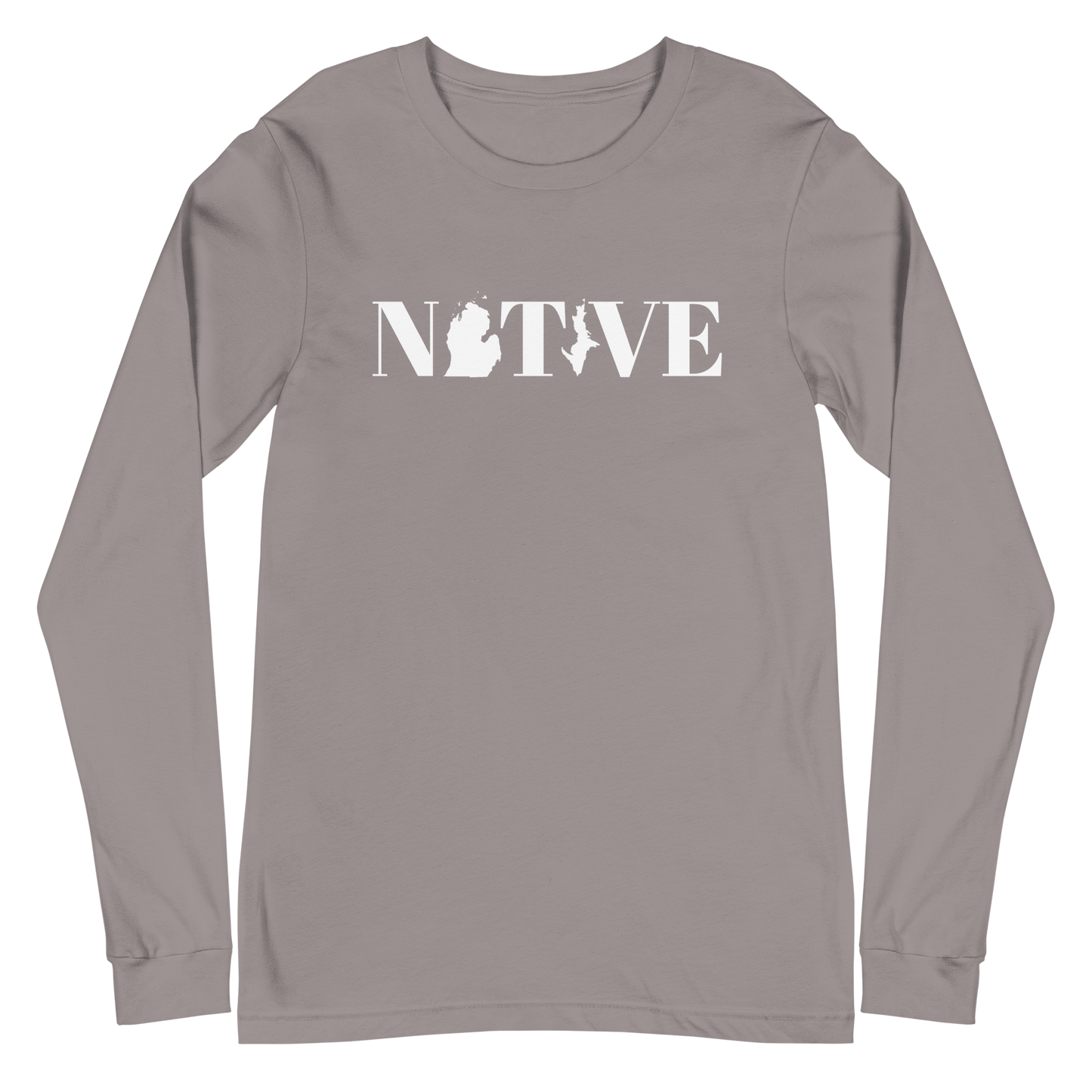 Michigan 'Native' T-Shirt (Didone Font) | Unisex Long Sleeve