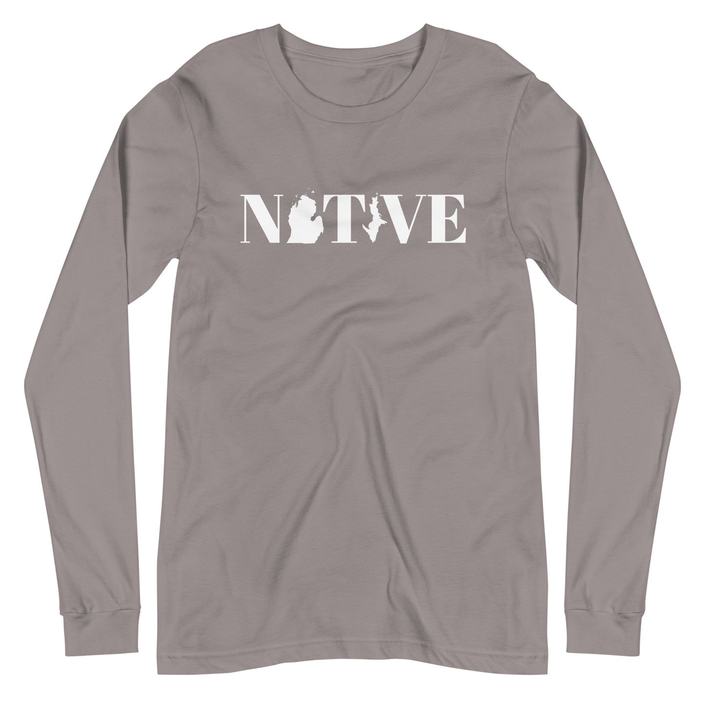 Michigan 'Native' T-Shirt (Didone Font) | Unisex Long Sleeve