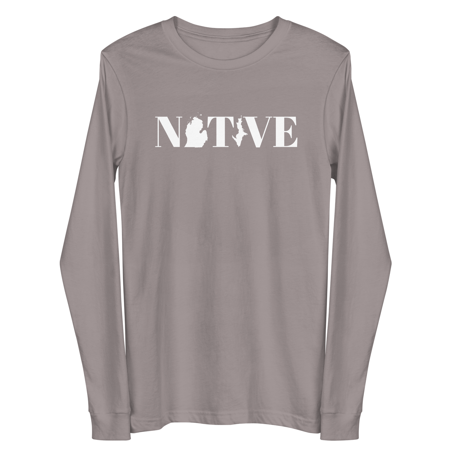 Michigan 'Native' T-Shirt (Didone Font) | Unisex Long Sleeve