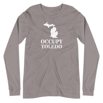 'Occupy Toledo' T-Shirt (w/ Corrected Michigan Outline) | Unisex Long Sleeve