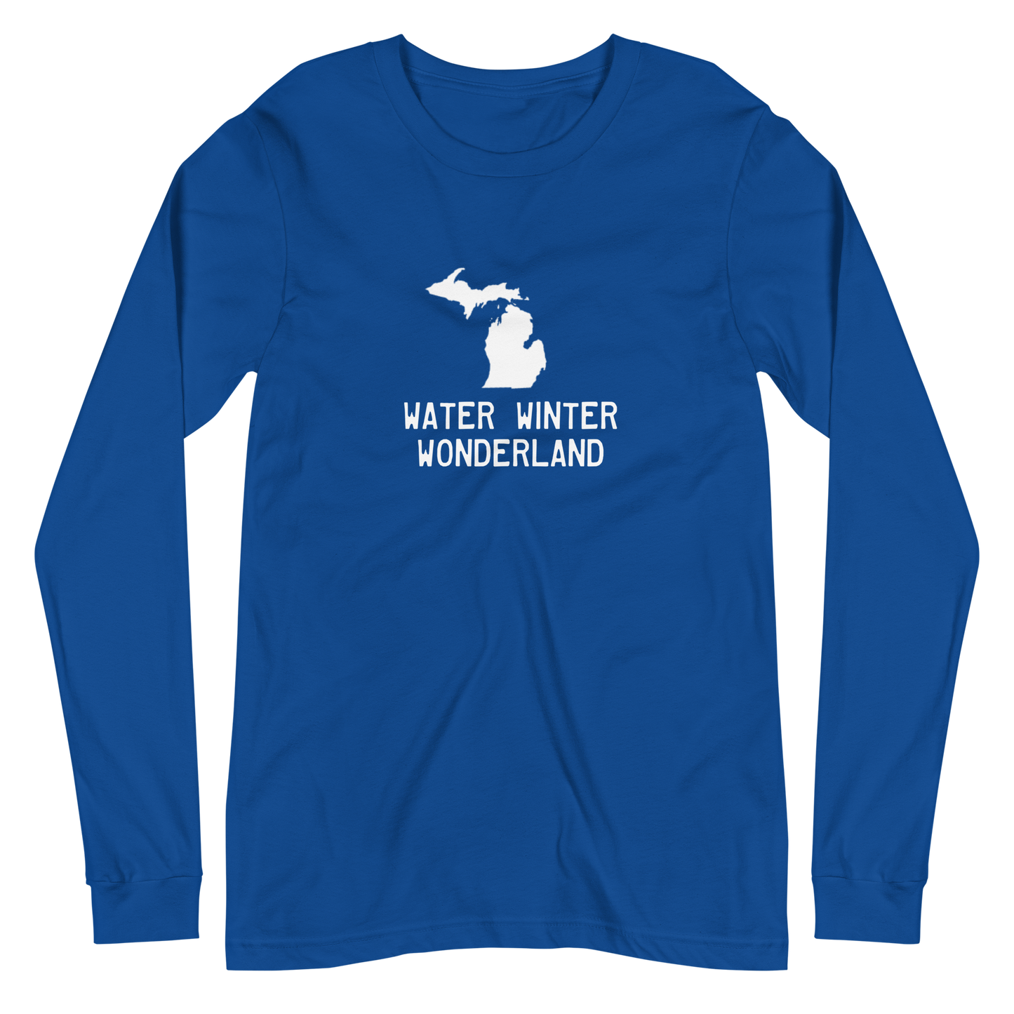 Michigan 'Water Winter Wonderland' Long Sleeve T-Shirt | Unisex