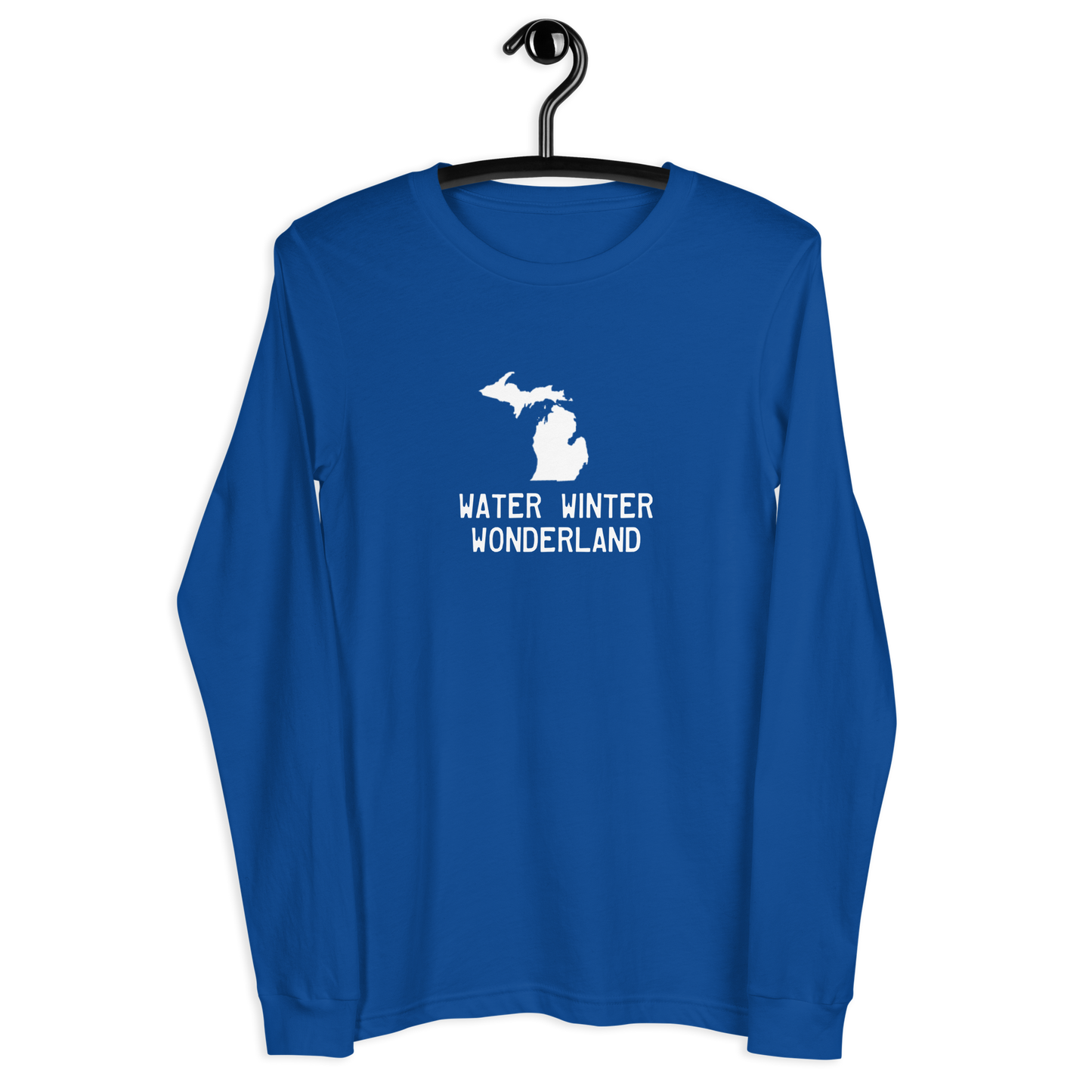 Michigan 'Water Winter Wonderland' Long Sleeve T-Shirt | Unisex