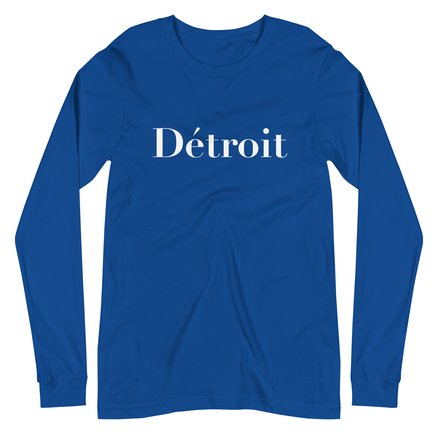 'Détroit' T-Shirt (Didot Font) | Unisex Long Sleeve