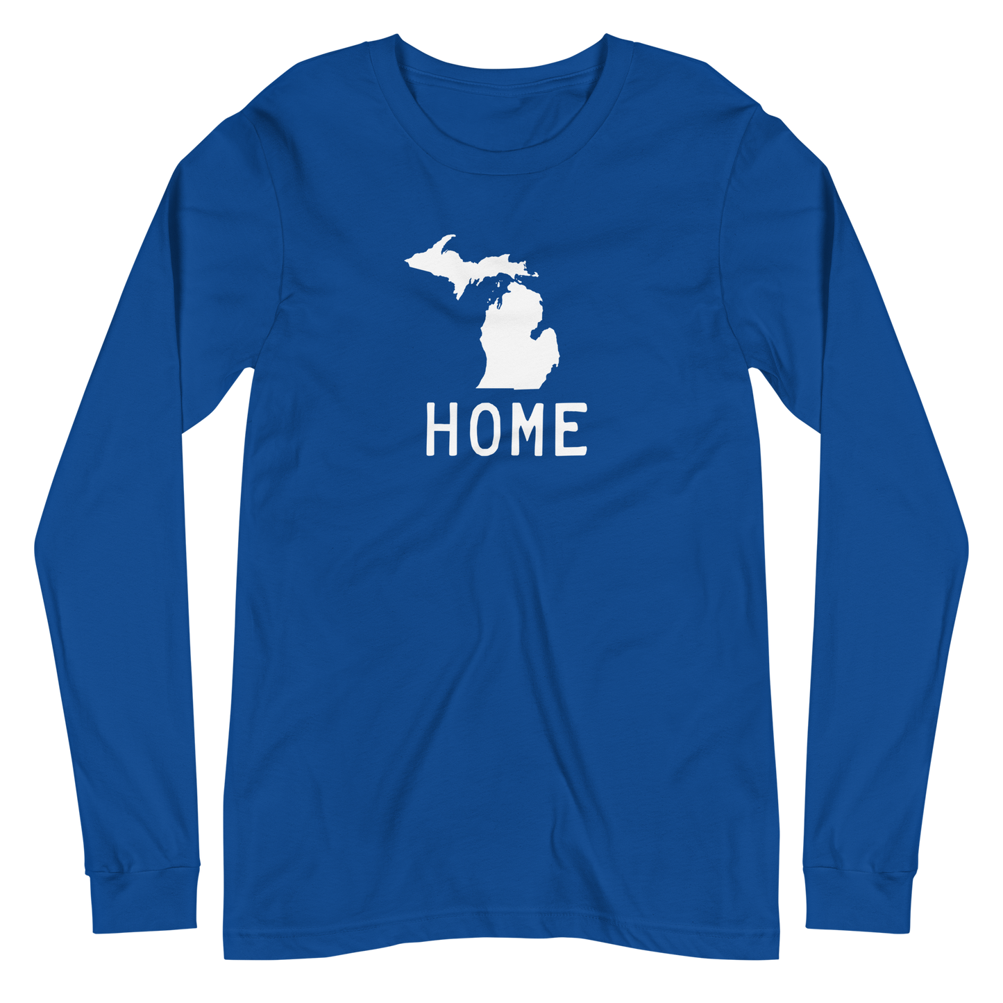 Michigan 'Home' T-Shirt (Licence Plate Font) | Unisex Long Sleeve