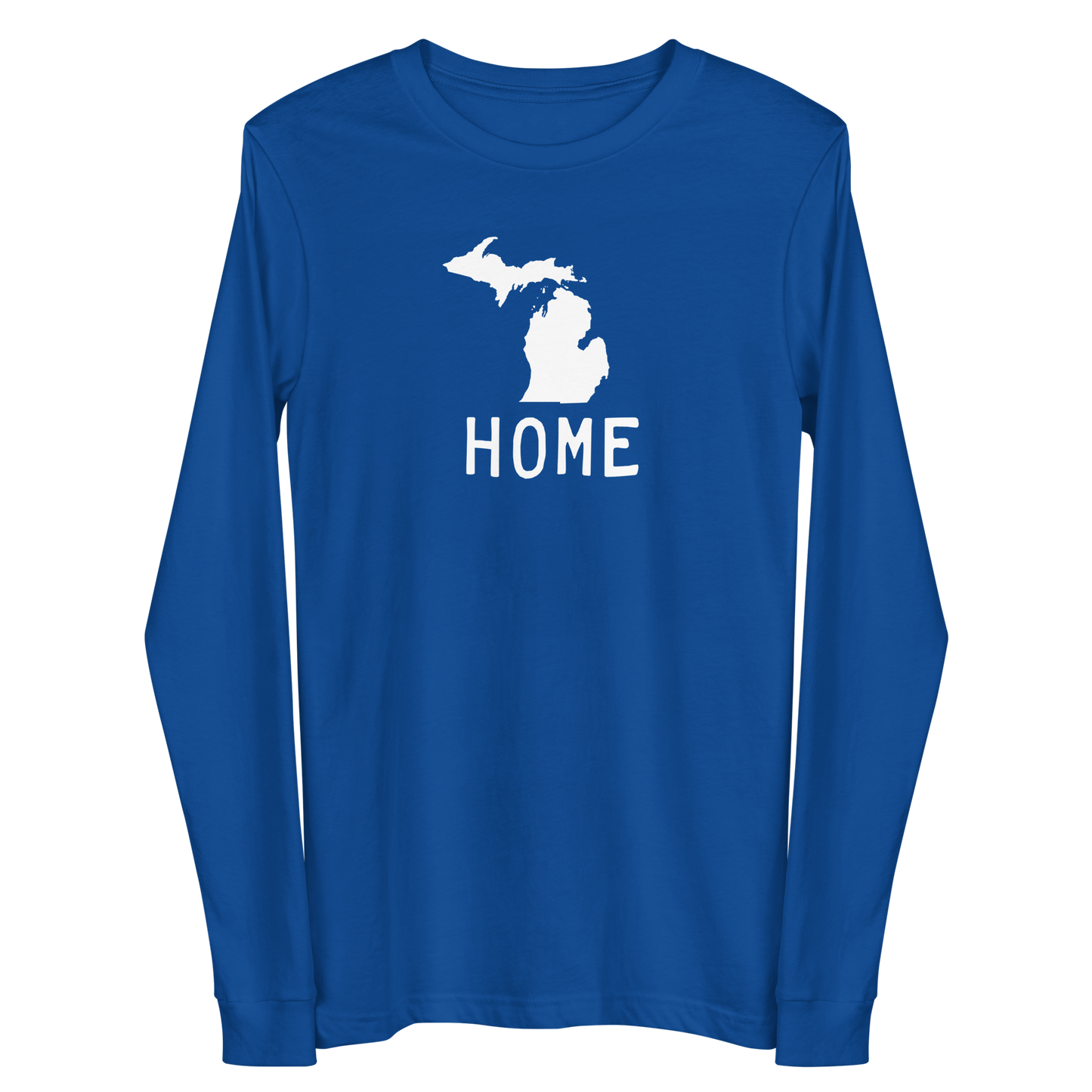 Michigan 'Home' T-Shirt (Licence Plate Font) | Unisex Long Sleeve