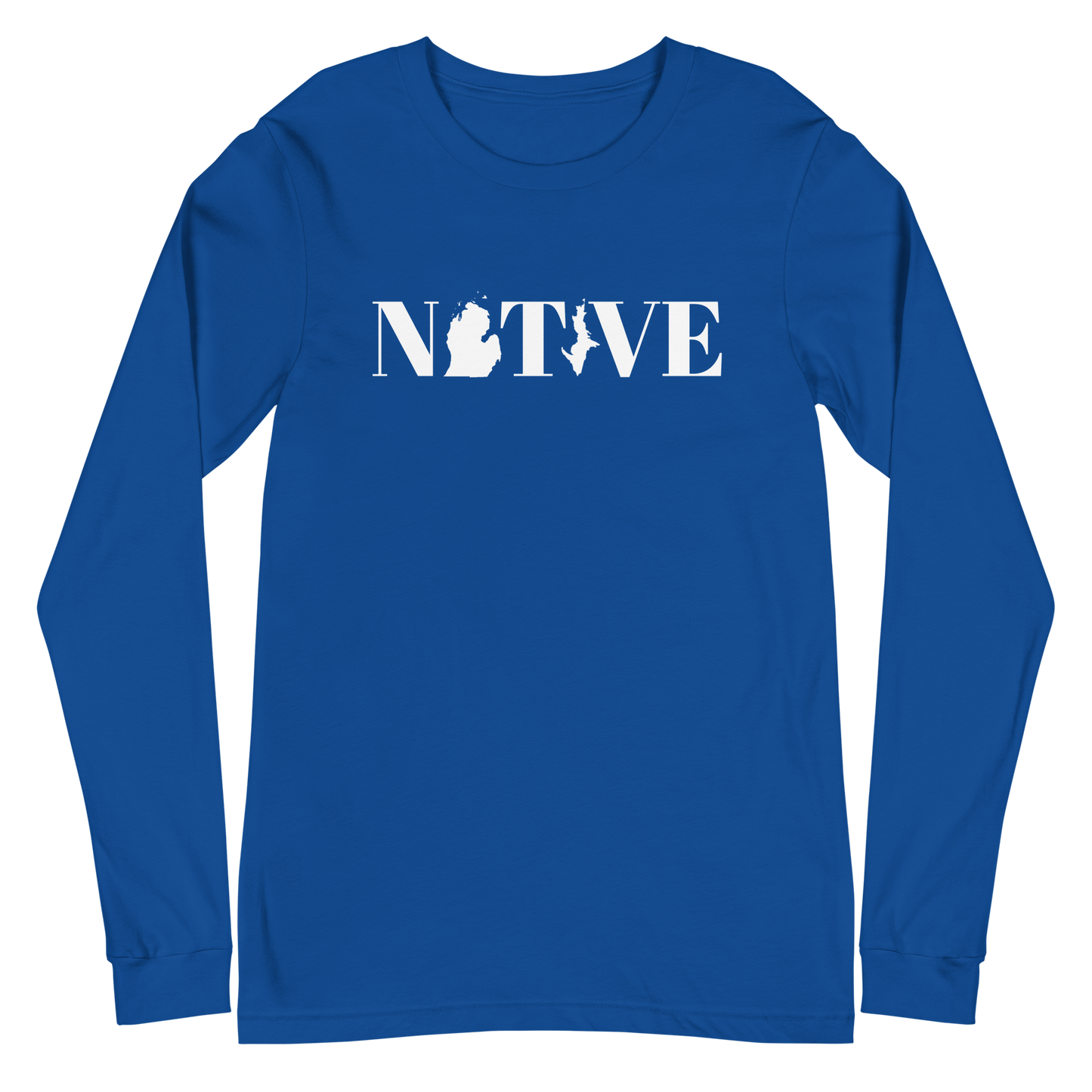 Michigan 'Native' T-Shirt (Didone Font) | Unisex Long Sleeve